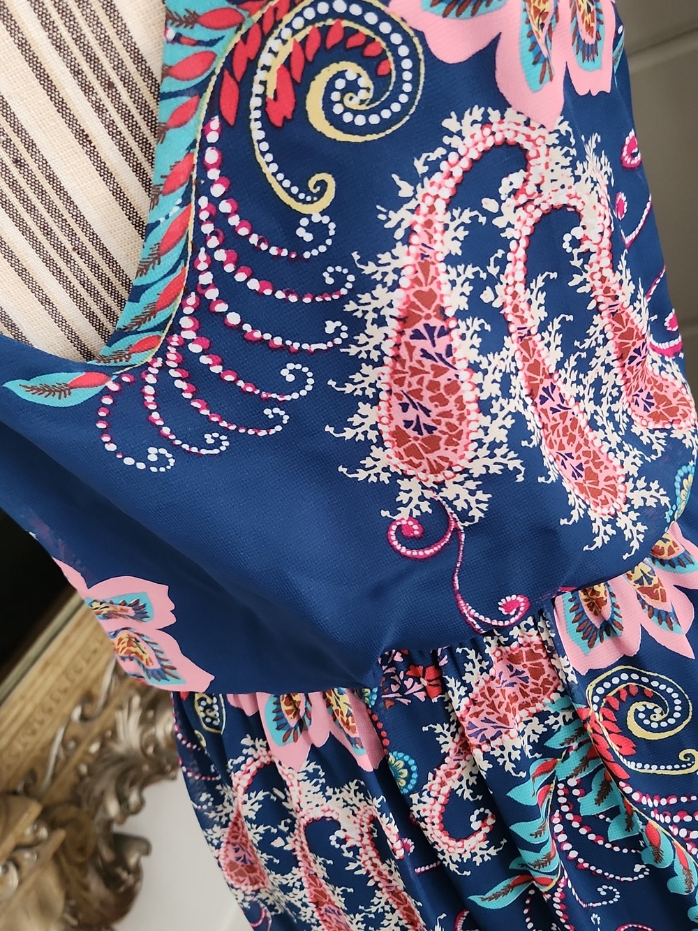 IZ Byer High Low Floral Sundress - Picture 5 of 10